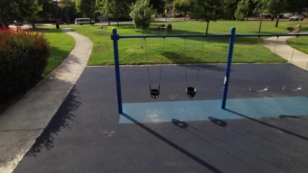 Parktaki Oyun Alanının Görüntüleri — Stok video
