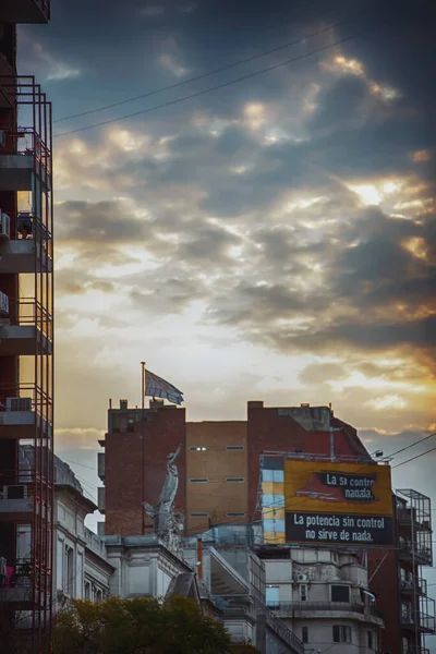 Buenos Aires Argentina Mei 2020 Zicht Stad Buenos Aires Tijdens — Stockfoto