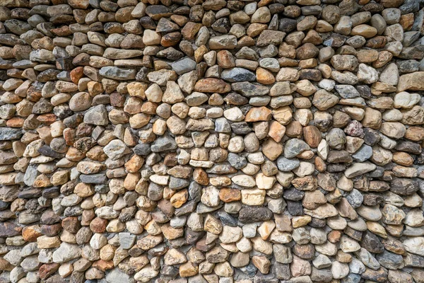 Una Pared Piedra Hecha Guijarros — Foto de Stock