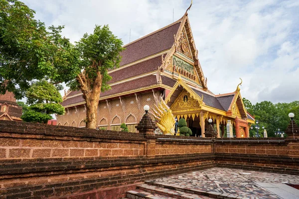 Une Vue Panoramique Célèbre Temple Bouddhiste Wat Bang Saray Kong — Photo