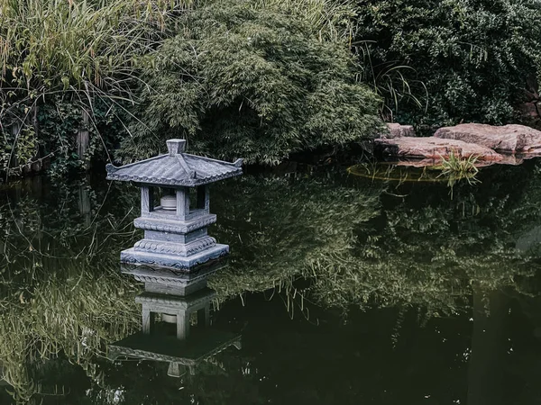 Una Vista Kenrooku Park Means Jardín Seis Ventajas Kanazawa Japón —  Fotos de Stock