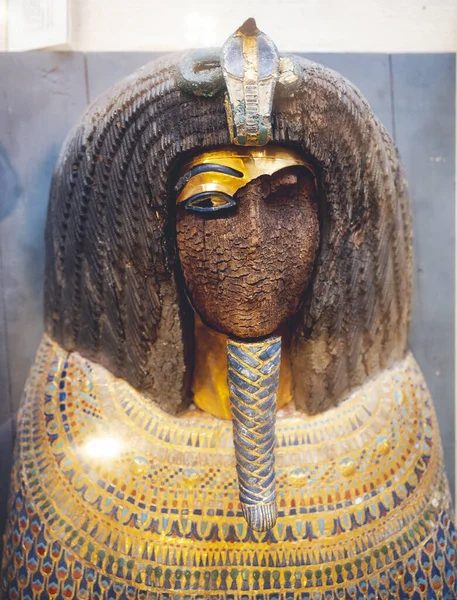 Ένα Αρχαίο Αιγυπτιακό Τεχνούργημα Ένα Μουσείο Στην Αίγυπτο — Φωτογραφία Αρχείου
