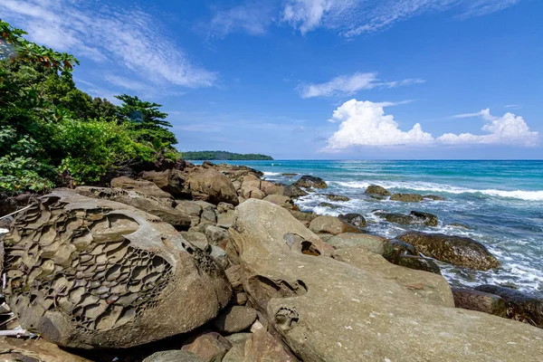 Une Belle Journée Ensoleillée Plage Sur Île Koh Kood Kut — Photo