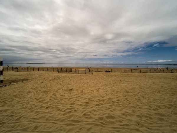 Uma Vista Panorâmica Silver Beach County Park Nos Eua Sob — Fotografia de Stock