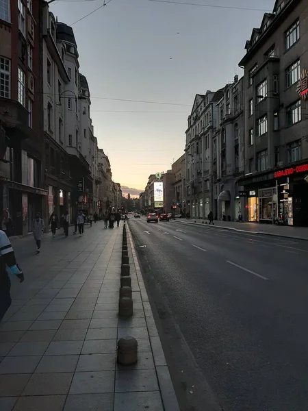 Sarajevo Bosnia Herzegovina Sep 2020 Bosna Hersek Güzel Sokaklarının Dikey — Stok fotoğraf