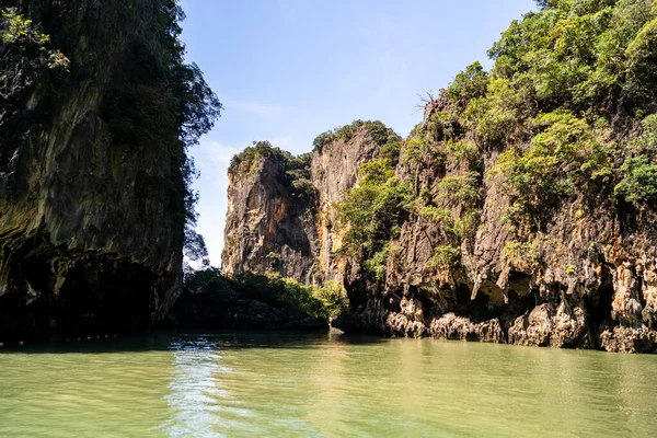 Gyönyörű Kilátás Nyílik Phang Nga Nemzeti Park Kalai Thaiföld — Stock Fotó
