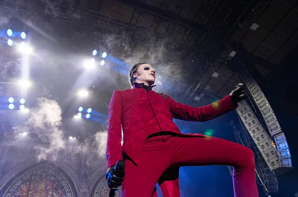 Londres Reino Unido Nov 2019 Cantor Sueco Tobias Forge Traje — Fotografia de Stock