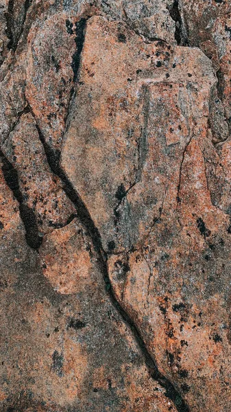 Vertikální Detailní Záběr Povrchu Kamene — Stock fotografie