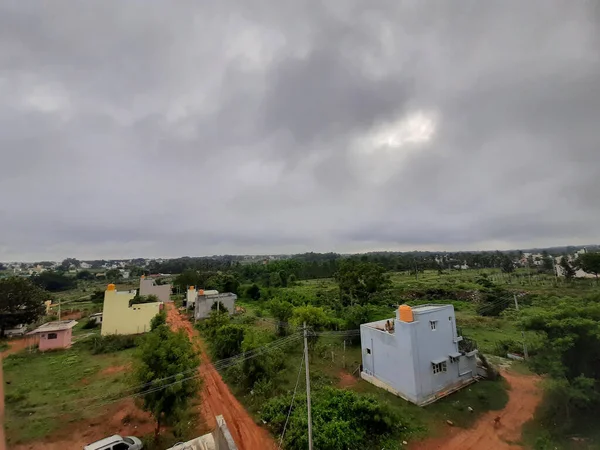 Cliché Une Belle Vue Sur Les Bâtiments Village Nord Bangalore — Photo