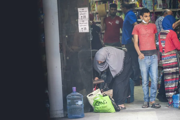 Cairo Egypt Haziran 2021 Mısır Mısır Halkının Tipik Sokak Kültürü — Stok fotoğraf