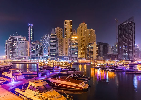 Duba Egyesült Arab Emirates 2019 Március Kilátás Dubai Marina Skyline — Stock Fotó