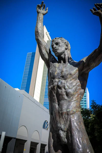 Phoenix Vereinigte Staaten Juli 2021 Eine Statue Der Innenstadt Von — Stockfoto