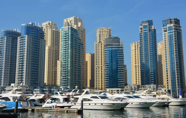 Dubai United Arab Emirates Ιαν 2015 Κοντινό Πλάνο Πολυτελών Σκαφών — Φωτογραφία Αρχείου