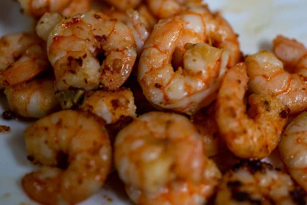 Hidangan Udang Goreng Yang Lezat — Stok Foto