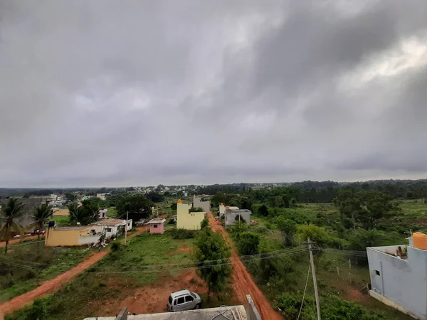 Cliché Une Belle Vue Sur Les Bâtiments Village Nord Bangalore — Photo