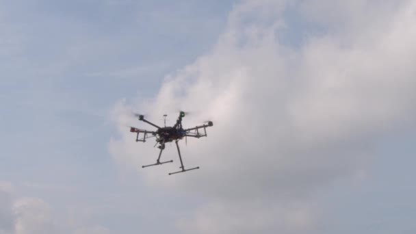 Drone Vliegen Lucht — Stockvideo