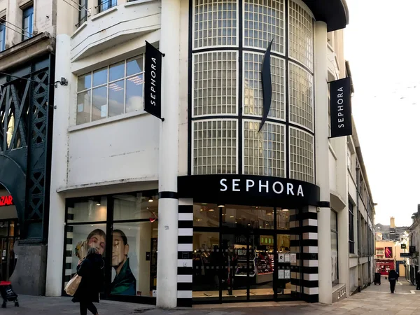 Fleche Frankrijk Jul 2021 Een Blik Gevel Van Sephora Fleshe — Stockfoto