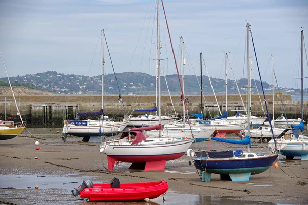 Bray Ireland Jun 2021 Кілька Яхт Затоці Брей Брей Графство — стокове фото