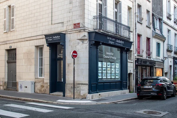 Tours France Jul 2021 Front View Sothebys International Realty Store — Stock Photo, Image