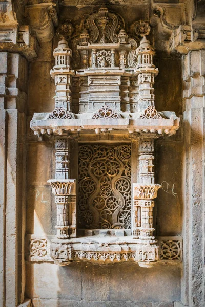 Diseño Arquitectónico Intrincado Dada Harir Stepwell Ahmedabad India — Foto de Stock