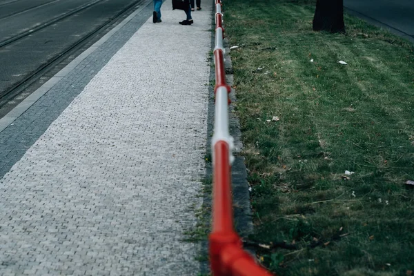 Close Shot Sidewalk — Stock fotografie