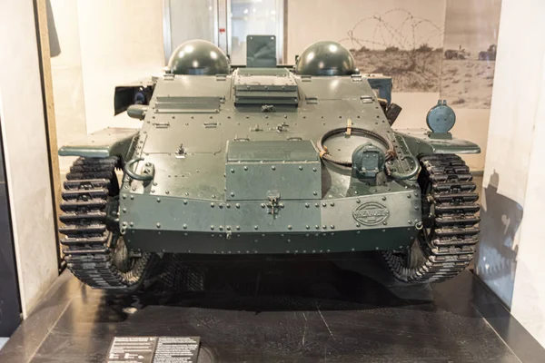 Paris France Mar 2020 Closeup Shot Old French Tank Second — Stock Photo, Image