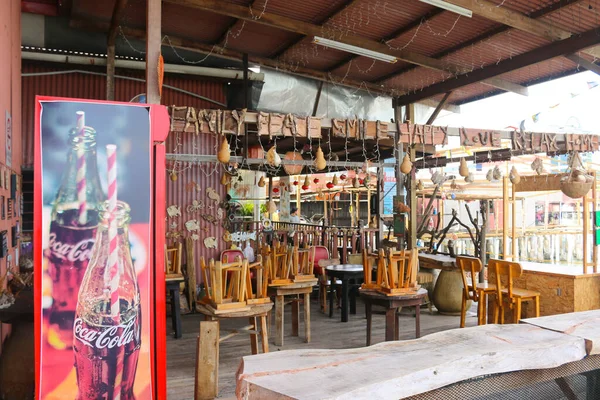 Georgetown Malaisie Février 2020 Plan Rapproché Bar Angle Sur Jetée — Photo