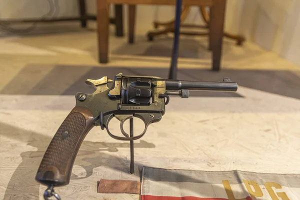 Paris France Mart 2020 Silah Müzesi Ndeki Eski Bir Tabancanın — Stok fotoğraf