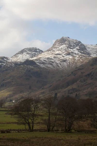 Eine Vertikale Aufnahme Der Landschaft Des Lake District National Park — Stockfoto