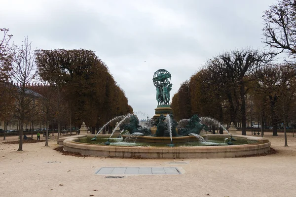 Vista Panorâmica Fonte Observatório Paris França — Fotografia de Stock