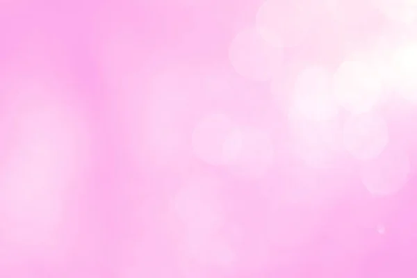 Gradient Pink Background White Bokeh Lights — Stock Photo, Image