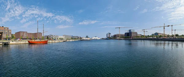 Kiel Duitsland Aug 2021 Kiel Duitsland Augustus 2021 Panorama Van — Stockfoto