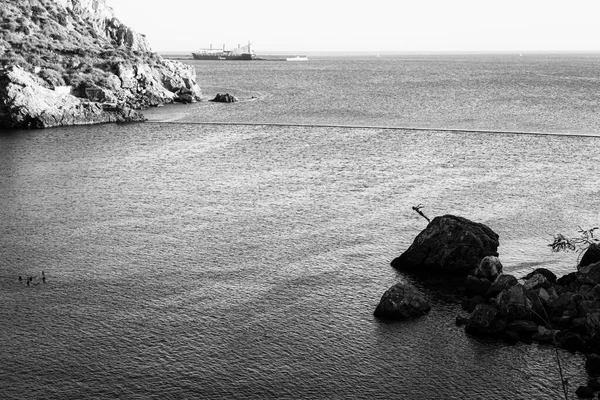 Eine Graue Meereslandschaft Cartagena Murcia Spanien — Stockfoto