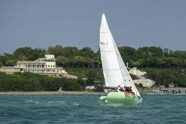 Burgas Bulgaria Aug 2020 Xxvii Edition International Keelboat Regatta Port — 스톡 사진