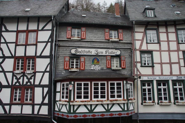 Monschau Tyskland Apr 2012 Deutschland Monschau Tyskland Gamla Staden Resa — Stockfoto