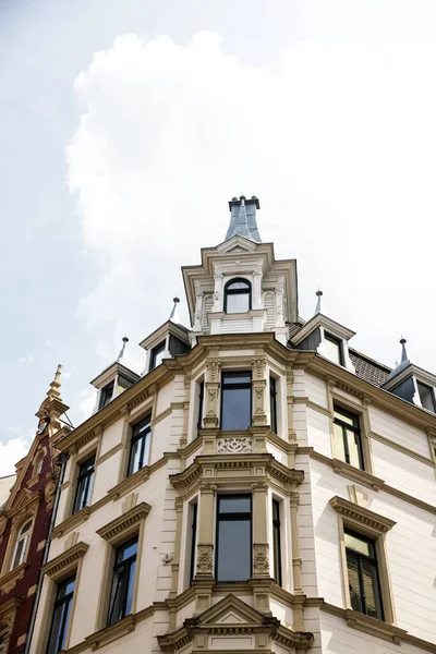 Vacker Gammal Husvägg Genom Att Bygga Köln — Stockfoto