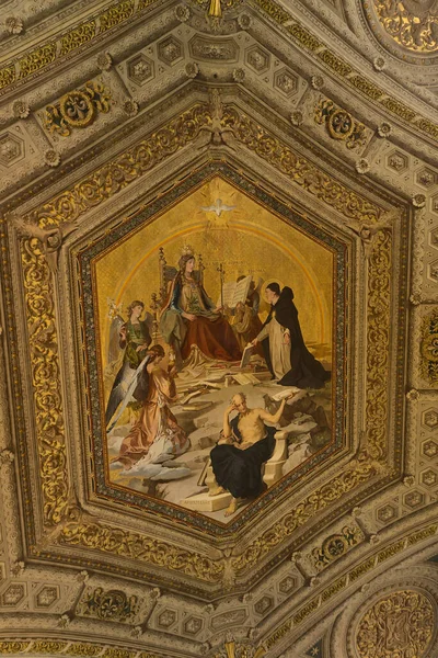 Vatican Vatican City Sep 2019 Breathtaking View Ceiling Vatican Museum — Stock Photo, Image
