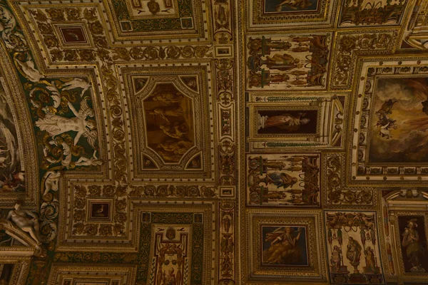 Vatican Vatican City Sep 2019 Breathtaking View Ceiling Vatican Museum — Stock Photo, Image