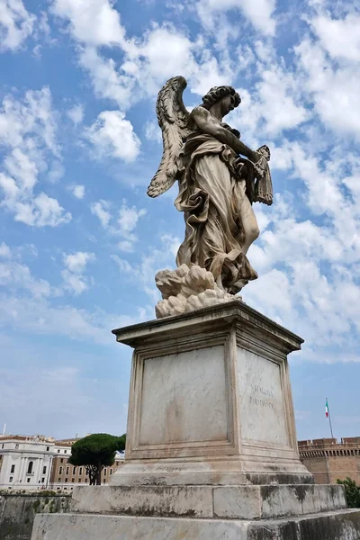 Rome Olaszország 2019 Szeptember Egy Angyal Középkori Alakja Híres Római — Stock Fotó
