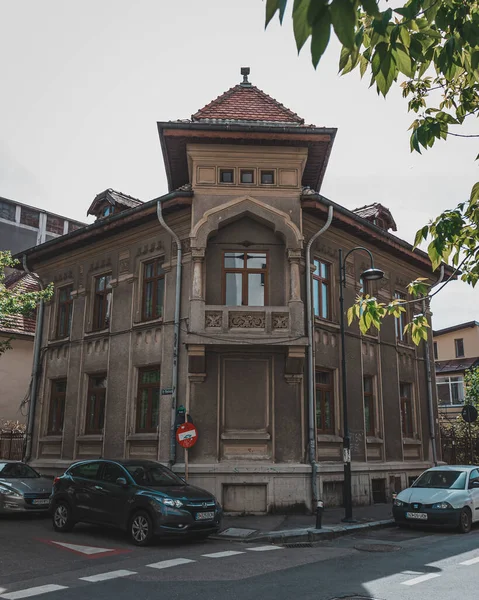 Бухарест Румыния Мая 2021 Года Старый Архитектурный Дом Бухаресте — стоковое фото