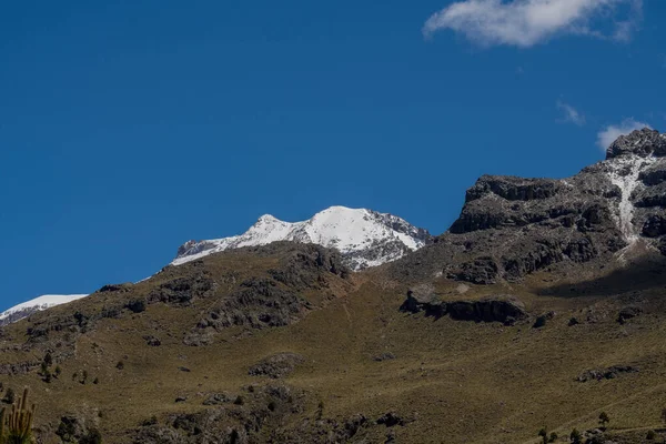 Vulcão Iztaccihuat Céu Nublado México — Fotografia de Stock