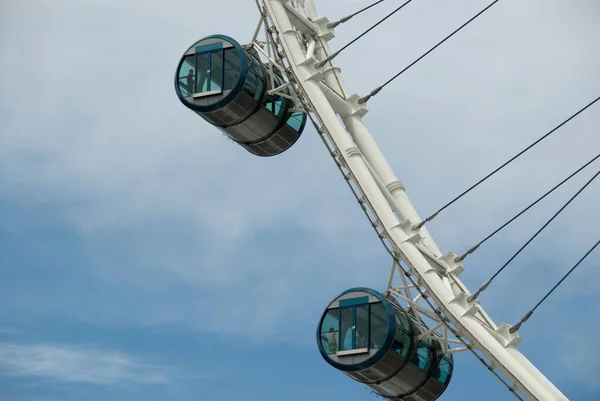 Cabina Singapur Flyer Rueda Gigante — Foto de Stock