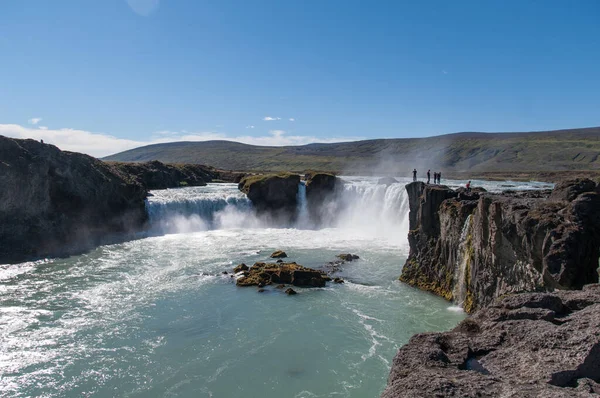 Καταρράκτης Godafoss Στην Ισλανδία — Φωτογραφία Αρχείου