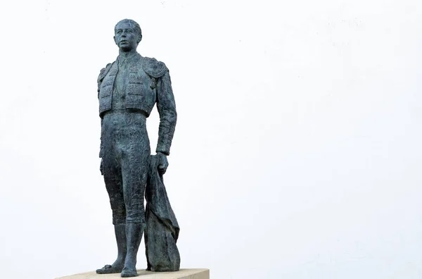 Ronda España Agosto 2021 Esculturas Bronce Famosos Toreros Ciudad Turística —  Fotos de Stock