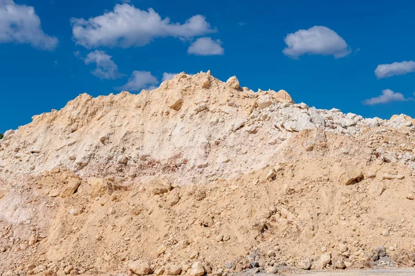 Scenic View Limestone Pile Blue Sky Background — Stock Photo, Image