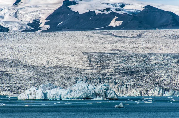 Vatnajokull Nemzeti Park Gleccsere — Stock Fotó