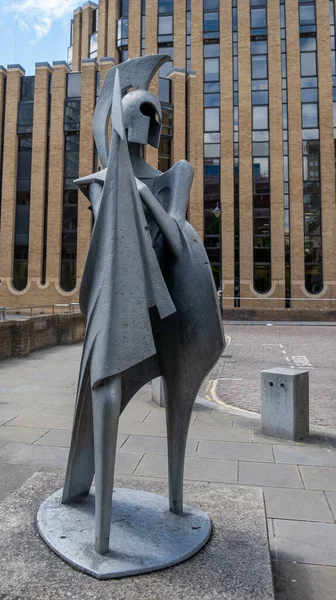 United Kingdom Jul 2021 Vertical Shot Minerva Screw Southwark Cathedral — 스톡 사진