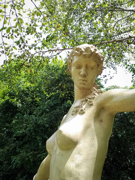Chalons Champagne Francia Giugno 2021 Statua Marmo Raffigurante Una Donna — Foto Stock
