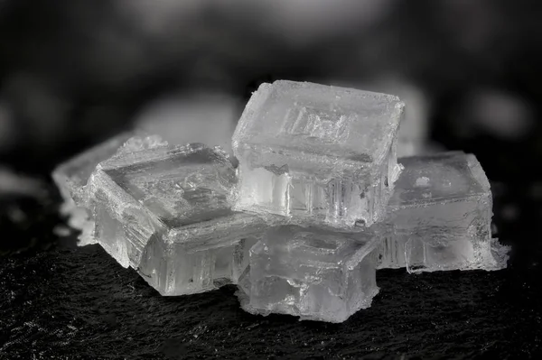 Selective Focus Shot Salt Crystals Bunch — Stock Photo, Image
