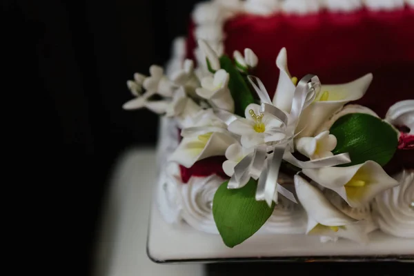 美しい花の装飾のクローズアップショット — ストック写真